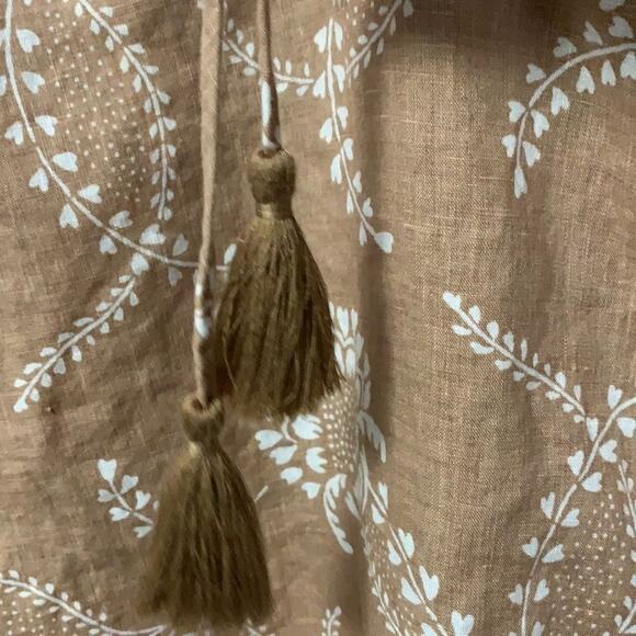 LAND’SEND FLORAL 100% LINEN BLOUSE SIZE‎ M/P 10/12 - Picture 9 of 9